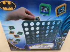 12 x DC Comics Batman 4 in a Row Game. Each set includes (42 chips, 21 blue and 21 yellow and a game