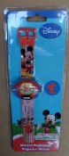 120 x Disney Mickey Mouse Club House Projector LED watches. Project Micky on any surface by simply