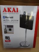 1 x Akai Bluetooth Audio System. Suitable for all devices with Bluetooth. Digital AM/FM Tuner, CD