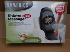 1 x Homedics Shiatsu Massager with Heat! 3 Programmes (full, upper and lower back) Penetrating