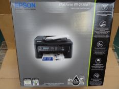 1 x Epson WorkForce WF-2530WF. 'Print|Copy|Scan|Fax|Wifi' Compact and space saving networked 4 in