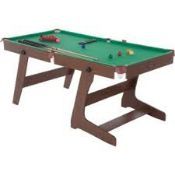1 x Pallet to contain 2 x Hypro 6 foot folding pool/snooker tables. Unchecked/Untested Boxed