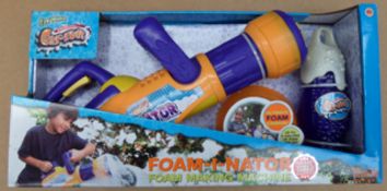 9 x Gaz-Zuds Foam-I-Nator foam making machine toys. BRAND NEW AND BOXED. Total Manufacturer RRP £