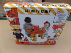 5 x Fireman Sam Activity Table large play set. Each contains: 6 x Chunky Wax crayons, 6 x Chunky