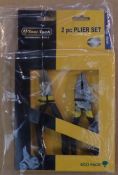 7 x Tool tech 2 piece plier sets. Brand new and packaged. High retail value