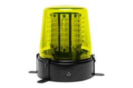 QTY 10 LED YELLOW FLASHING BEACONS 240V