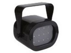 QTY 2 12W LED STROBE LIGHT WHITE LEDS DMX/AUTO 230X187X221MM