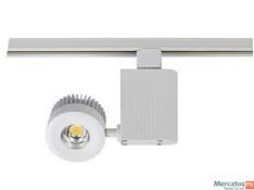 QTY 1 LED TRACK LIGHTING KIT 1 MTR OF TRACK 3 X 20W HIGH OUTPUT LED SPOTS