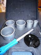 TUNGSTEN CARBIDE HOLESAW KIT FOR DRILLING FLOOR OR WALL TILES