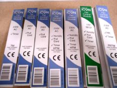 VARIOUS ICON FAN CONTROLLERS   QTY 7