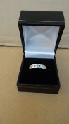9ct White Gold Diamond eternity ring. 1/2 Carat Diamond. Size Q. Beautiful Ring. Retail value £