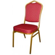 50 x Burgundy Steel Banqueting Chairs
Brand new & unused. Made with a burgundy upholstery with a