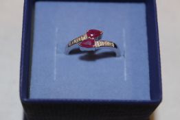 Ruby & Diamond Ring - No VAT on this item