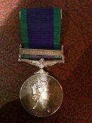 RAF Service Medal - Northern Ireland