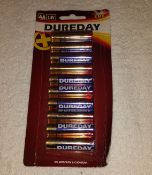 60 x Carded Blister packs of 10 x AA Alkaline batteries. Your bid price is for all 60 cards (600