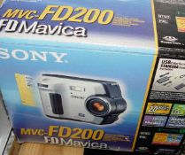 SONY FD CAMERA COMES AS PICTURED WITH CASE CHARGER ETC..WORKS FINE, NOT NEW BUT VERY GOOD