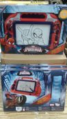 9pcs x brand new Spiderman  magic scribbler pad - boxed in original brand new packaging - rrp £8.