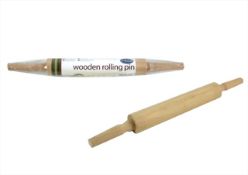 1200pcs - WOODEN ROLLING PIN(39cmx4.5cm) - brand new - some warehouse worn - pallet