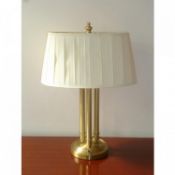 10 x Quality Brass Library Table Lamps
No shades included in the sale.