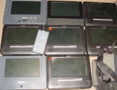 CIRCA 7 DVD PORTABLE PAYERS AN OTHER UNTESTED NO LEADS POST AT £12.00