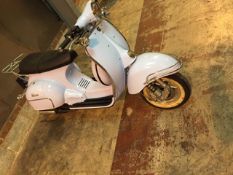 Brand New unregistered Neco Abruzzi 50cc finished in Light Powder Blue