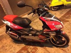 Brand New unregistered Neco F2 50cc finished in Red & Black