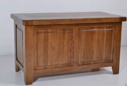 NEW Blanket Box  / Trunk, Traditional Rustic Oak Chest New & boxed perfect stock. This traditional