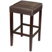 2 x New Brown Real Leather Mayfair Bar Stools Without Backs
Brand new & unused. Made of a high