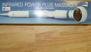 INFRA RED POWER PLUS MASSAGER AS NEW BOX A BIT TATTY NO VAT CAN POST AT £6
