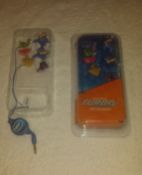 100 Blister packs of Dreamworks Turbo earphones include volume controls & different emblems as