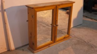 Mirror cupboard - 72 wide x 57 high x 15 deep