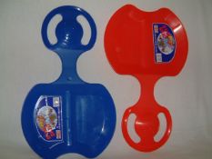 50 x Bump Skid Sledges  ( Red & Blue )