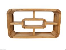 NEW Blue Bone Designer Medium TV Media Unit, Solid Oak - up to 38