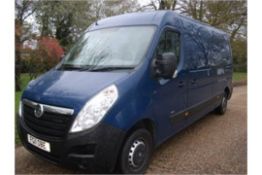VAUXHALL MOVANO F3500 L3H2  CDTI 100 LWB HIGH TOP - NO VAT on Hammer Amount
