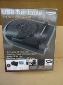 6 x Zennox  USB Turntable. Bring your old records back to life! RRP value £240. Unchecked/Untested