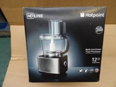 1 x Hotpoint HD LINE, Multi functional food processor with 12 attachments. High quality.  RRP £