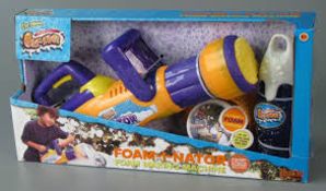 9 x Gaz-Zuds Foam-I-Nator foam making machine toys. BRAND NEW AND BOXED. Total Manufacturer RRP £