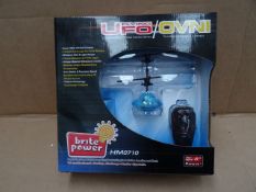 12 x Brite Power Remote Control Flying UFO. Super Wide infrared control, Unique Material to