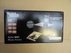 1 x Rollei Mobikke Wifi Photo Printer. Made for: Ipod, Iphone, Ipad etc. High quality. High retail