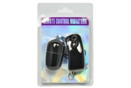 10-Speed Black Remote Control Vibrating Egg