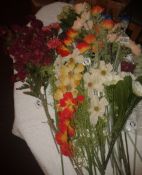 This lot comprises 219 pieces of these artificial Blooms / sprays.