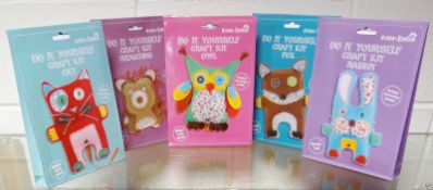 11 x Sass & Belle DIY Fun Cute Animal Felt Craft Kit, Owl, Fox, Cat, Hedgehog, Rabbit BNIB. This