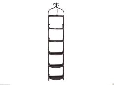 6 Tier Iron Plant Stand, H147cm - NYC070 New and boxed perfect stock. Ideal shelving unit to display