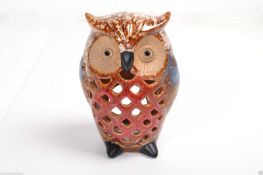 Sass & Belle H18cm Ceramic Owl Tealight Holder MPN DEBA002