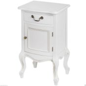 NEW WHITE ROOM BEDSIDE CABINET

The timeless White Room range of furniture exudes country charm