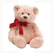 Gund BRODY Traditional Teddy Bear, Soft Toy in Cream Red Ribbon 51cm - 4029231 BNWT