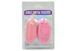 Pink 10 Speeds Remote Control Vibrating Egg.