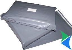 100 Strong Grey Poly Mailing Bags Large 34