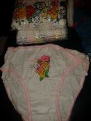 50 mixed sets of these packs, each of 7 pairs of childs'/ Teenagers' briefs.