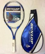 DUNLOP 2 Hundred Twenty 7 Tennis Racquet & Cover Grip 3 (4 & 3/8